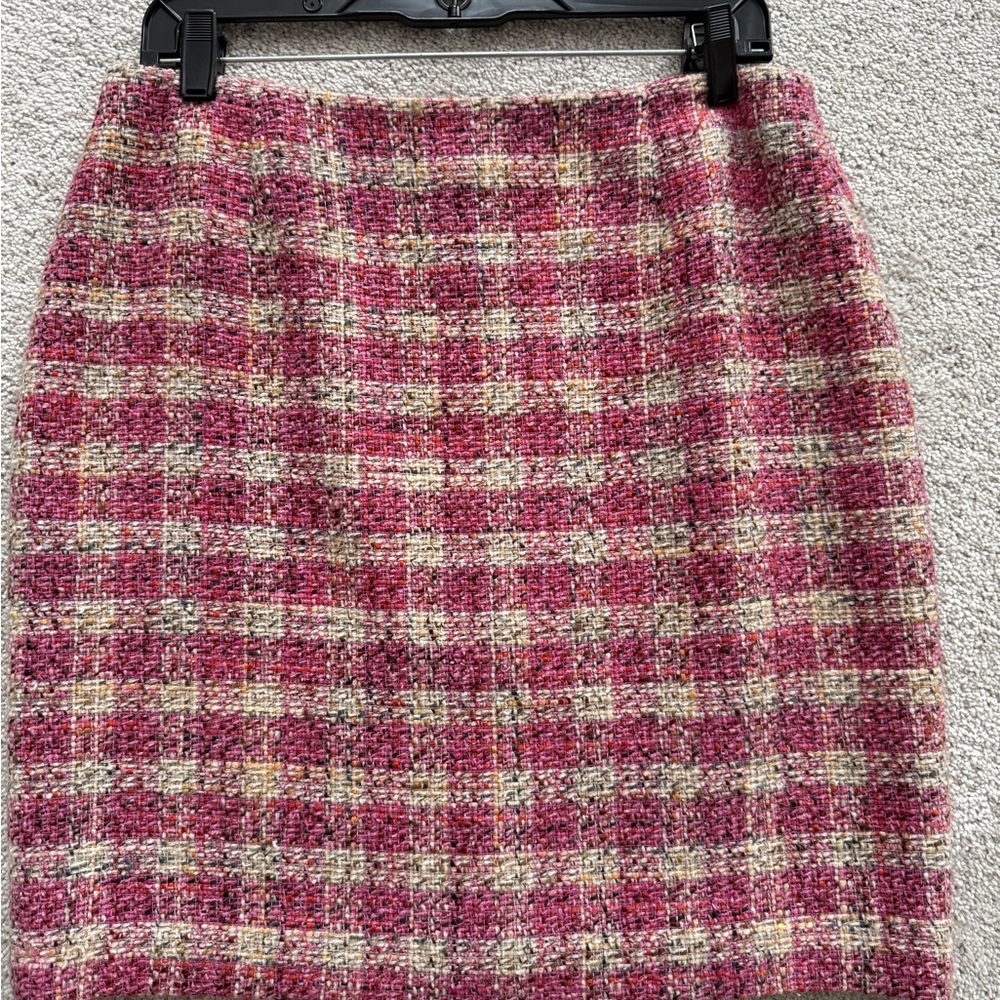 Anne Klein Pink and Cream Pencil Skirt for Work